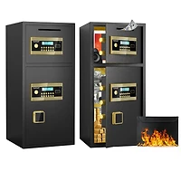 Coin-Operated Digital Security Safe with Hidden Code, 3.5 Cu. Ft.