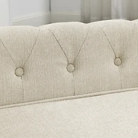 Streamdale Elevated Dog Sofa Bed for Medium and Large Dogs, Beige