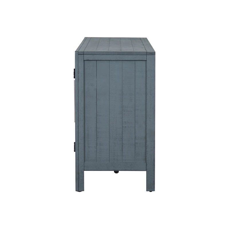 Streamdale Pine Veneer Storage Cabinet with Adjustable Shelves