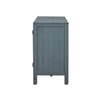 Streamdale Pine Veneer Storage Cabinet with Adjustable Shelves