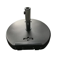 Streamdale Mota Umbrella Base 132 Lbs Concrete With Stainless Steel Collar