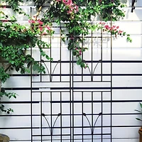 Streamdale 2 Pack 71" Rustproof Metal Garden Trellises for Climbing Plants