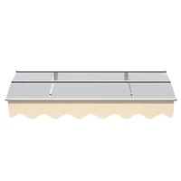 Streamdale Awning Canopy 59"W x 34"D, 0.137" Solid Polycarbonate, Aluminum Alloy