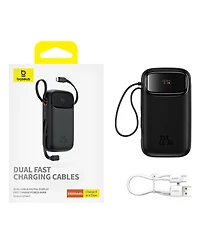 Baseus Portable Charger Power Bank,22.5W 10000mAh Fast Charging Phone Charger, Purple