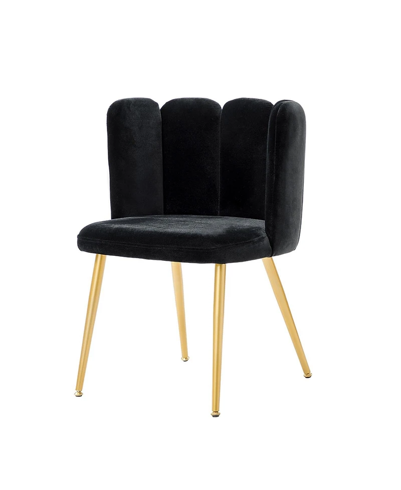 Contemporary Juan Side Chair with Tufted Back