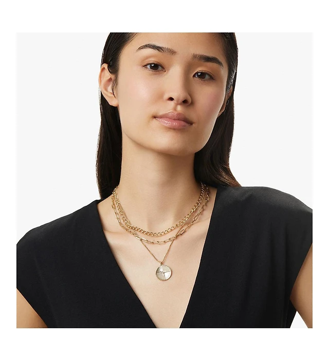 Ana Luisa Layered Necklace Coin Gold Coin Dainty Layered Gold Necklace Coin  Necklace Set Willow