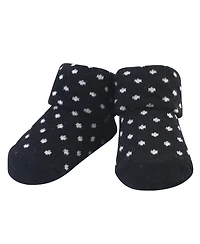 Hudson Baby Girls Five-Piece Bibs & Socks Set Essentials