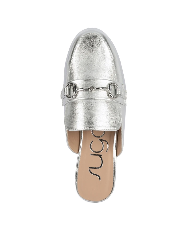Sugar Women's Beckette Mule Loafer Flats