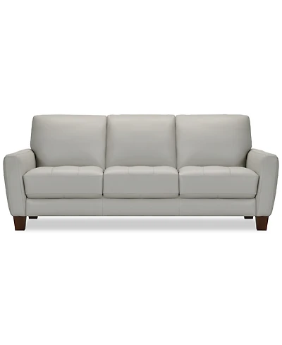 Galligher 82" Leather Sofa, Created for Macy's