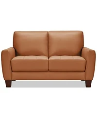 Galligher Leather Sofa Collection Created For Macys