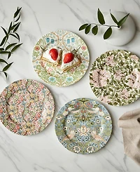 Spode Morris & Co. Dessert Plates, Set of 4