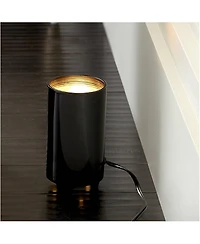 Pro Track Can Mini Uplighting Indoor Accent Spot-Light Plug-In Floor Plant Home Decorative Art Desk Black Finish 6 1/2" High