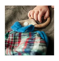 Kanga Care Baby Boys Reversible Teething Blanket Lovey