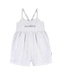 Gerber Baby Girls Sleeveless Romper Jumpsuit, 2 Pack