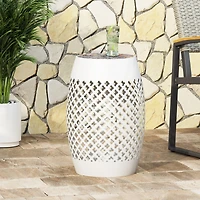 Streamdale Furniture Roswell Outdoor Tile Mosaic Side Table