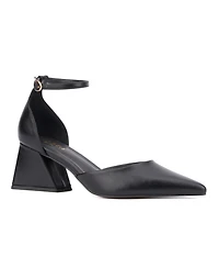 Women's Vicki Ankle Strap Pointed Toe Heel