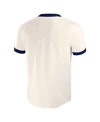 Fanatics Men's White Tampa Bay Rays Henley Raglan T-Shirt