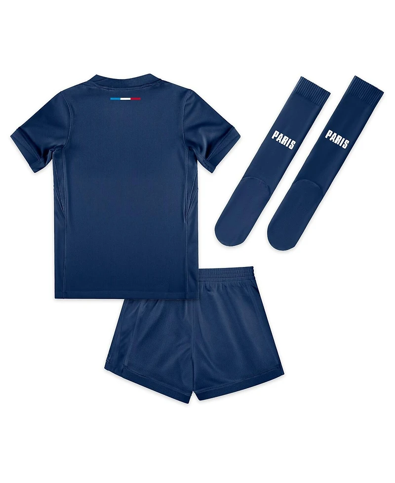 Nike Preschool Navy Paris Saint-Germain 2024/25 Home Replica Stadium Kit Set