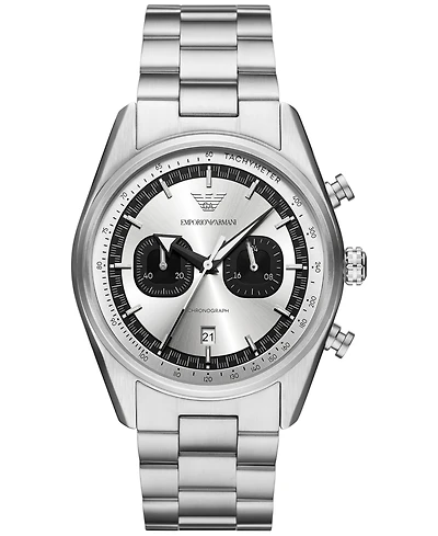 Emporio Armani Men's Chronograph Stainless Steel Bracelet Watch 42mm