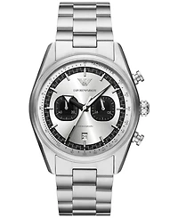Emporio Armani Men's Chronograph Stainless Steel Bracelet Watch 42mm