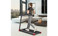 Folding Electric Compact Walking Treadmill with App Control and Built-in Speaker Home Exercise Machine