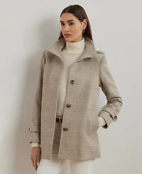 Lauren Ralph Women's Icon Hooded A-Line Coat