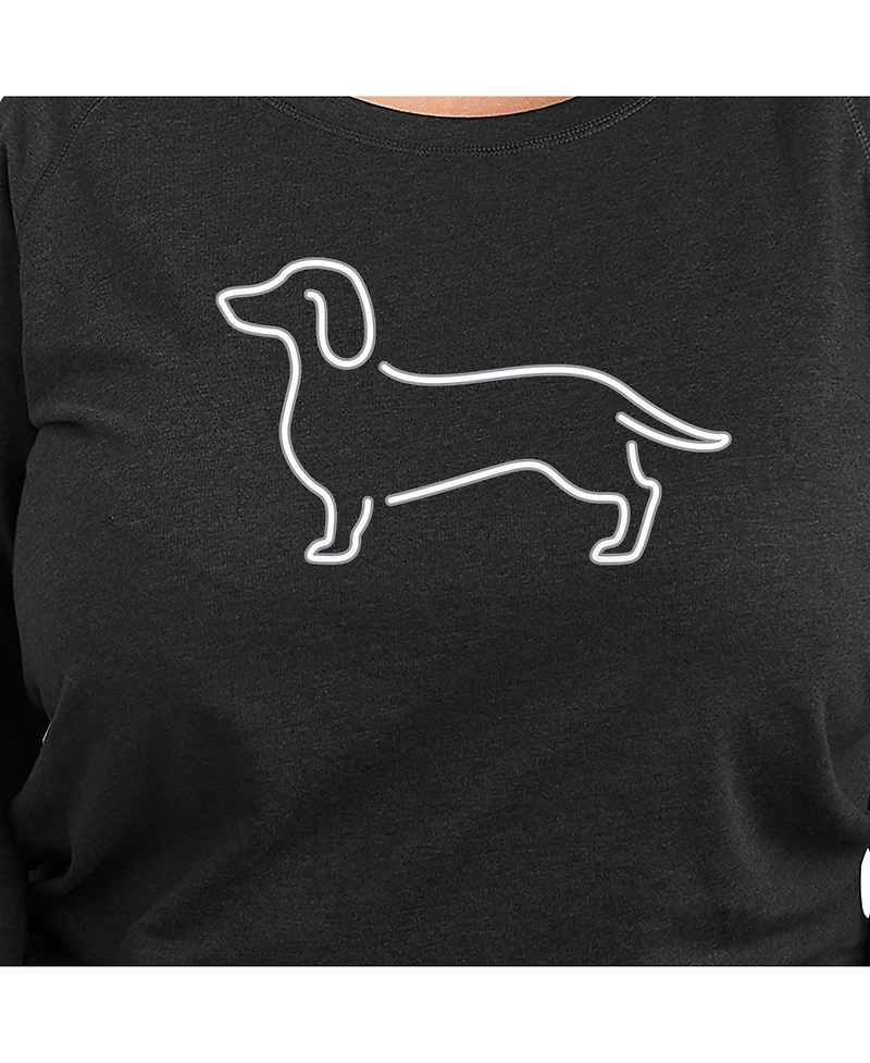 Hybrid Apparel Dachshund Plus Graphic Pullover