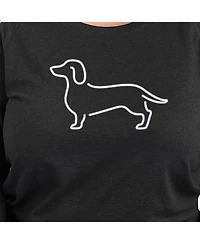 Hybrid Apparel Dachshund Plus Graphic Pullover