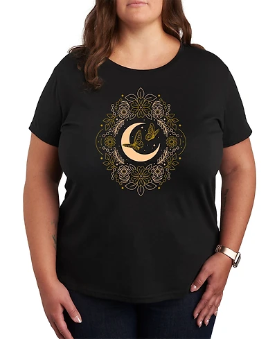 Hybrid Apparel Golden Moon Plus Graphic Tee