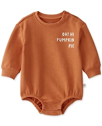 Little Planet by Carter's Baby Oh Hi Pumpkin Pie Organic Cotton French Terry Bubble Bodysuit