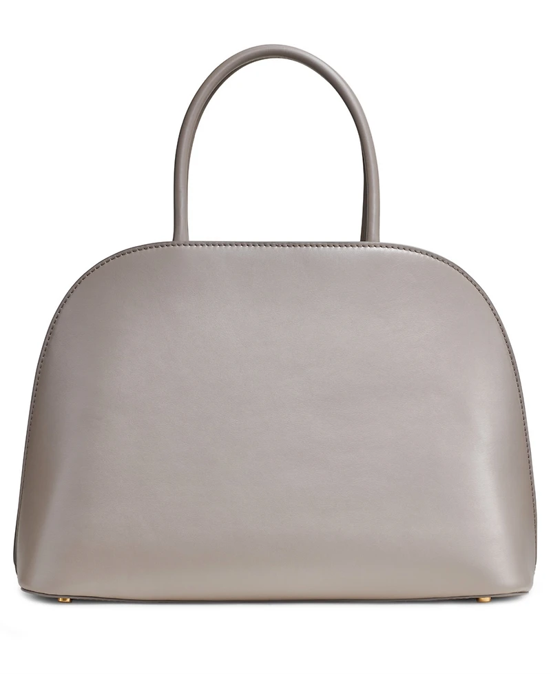 Donna Karan New York Malverne Double Top Handle Leather Satchel