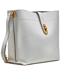 Donna Karan New York Bridgehampton Leather Turnlock Triple Compartment Crossbody