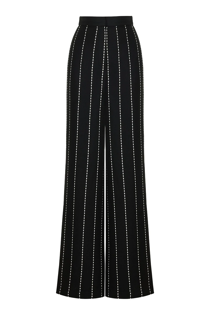 Nocturne Women's High Waisted Pintuck Stitched Pants