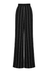 Nocturne Women's High Waisted Pintuck Stitched Pants