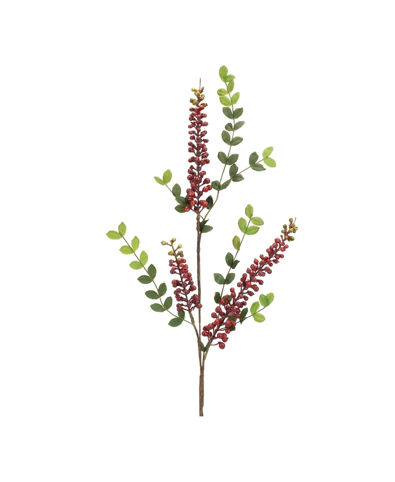 Slickblue Colorful Berry Spray For Floral Arrangements and Home Decor (Set of 6)
