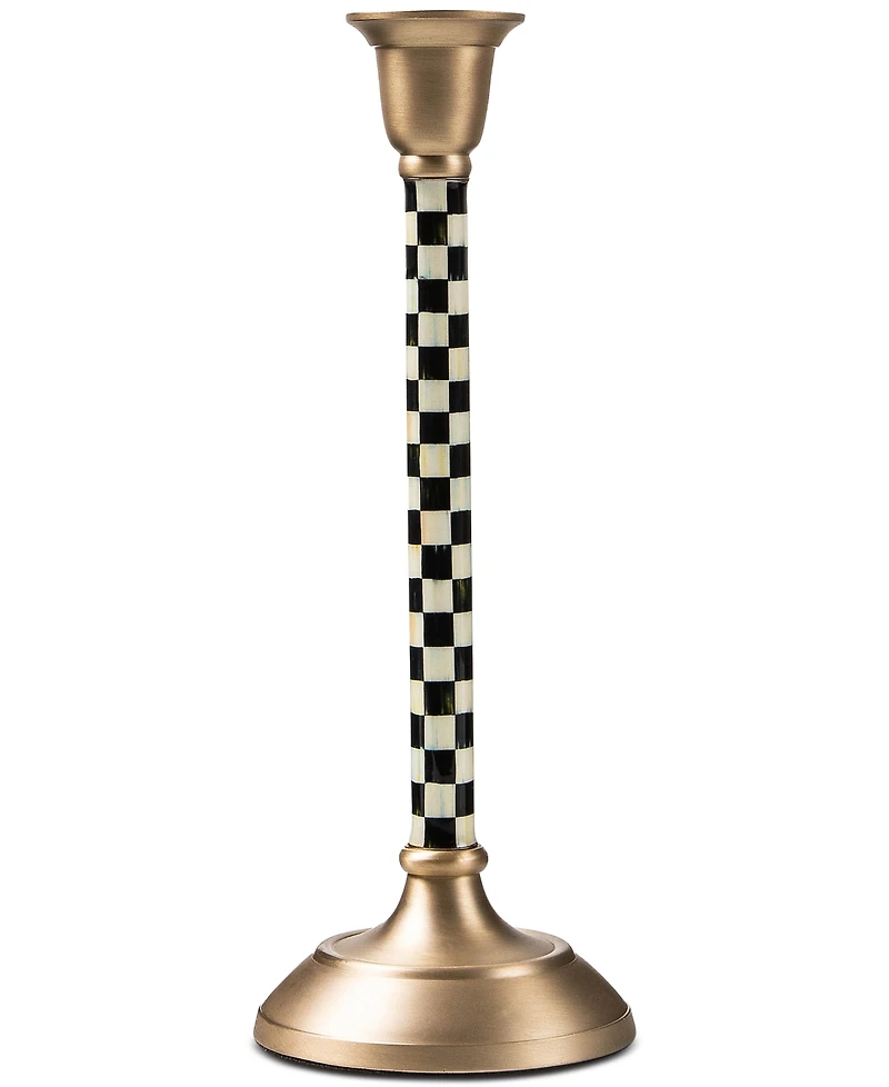 Mackenzie-Childs Medium Courtly Check Candlestick