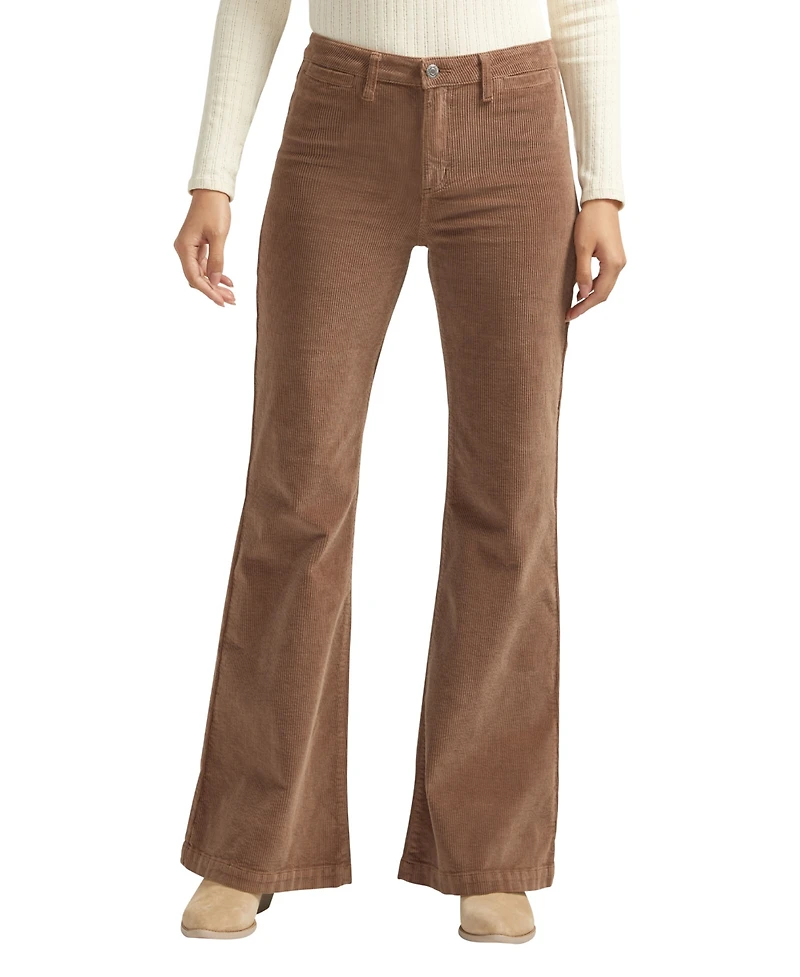 Silver Jeans Co. Women's Isbister High Rise Flare Leg Corduroy Pant
