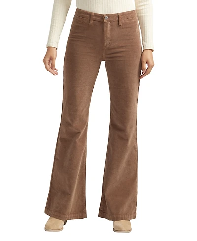 Silver Jeans Co. Women's Isbister High Rise Flare Leg Corduroy Pant