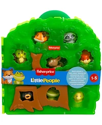 Fisher-Price Little People Forest Friends Carry Case Toddler Playset with Figures, 9 Pieces