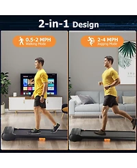 Vebreda Under Desk Walking Pad Treadmill for Home/Office with Watch-Like Remote Control