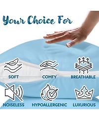 Guardmax King Size Waterproof Pillow Protector with Zipper (4 Pack)