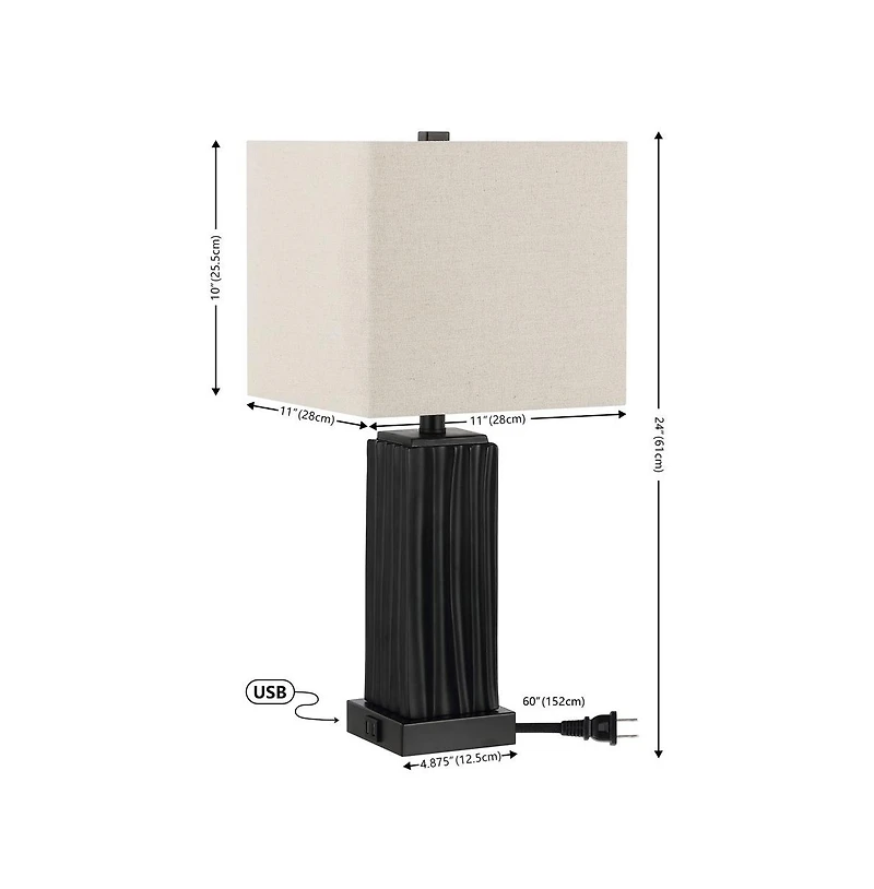 Safavieh Park Table Lamp W/ Usb Port