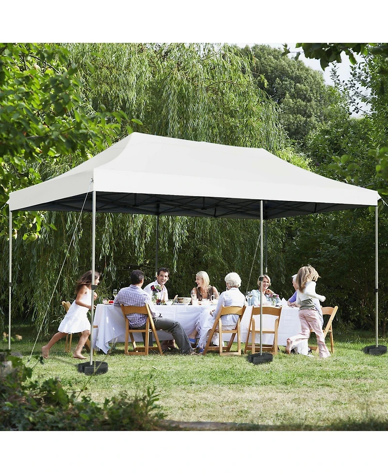Vebreda 8 pieces Weight Plates Patio Canopy Tent Gazebo Shade Umbrella Water Filled