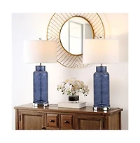 Safavieh Bottle Table Lamp Set Of 2 W/ Usb Port