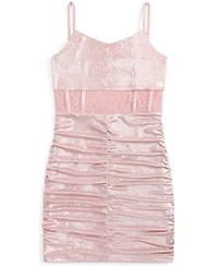 With Jules Big Girls Sleeveless Lace-Insert Dress
