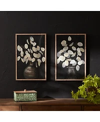 Slickblue Eucalyptus Print for Fresh Wall Art and Natural Home Decor (Set of 2)