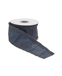 Slickblue Set of 2 Wired Polyester Ribbons – Versatile for Crafting and Decorating