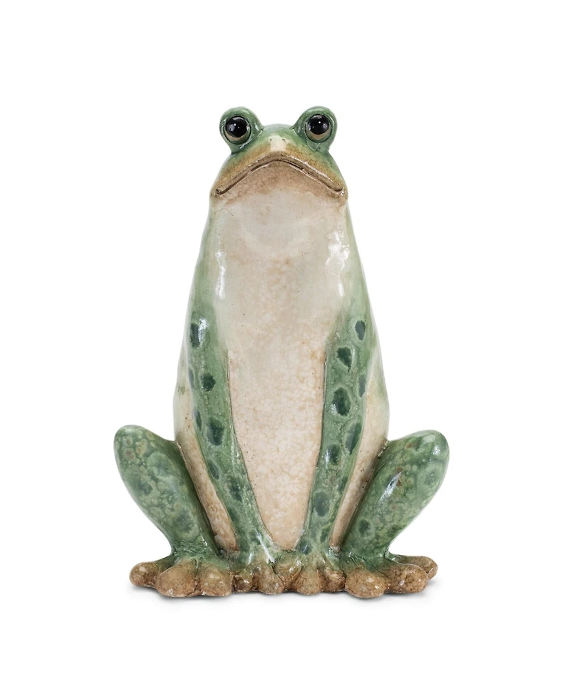 Slickblue Set of 2 Frog Decorations – Delightful Accents for Garden and Home