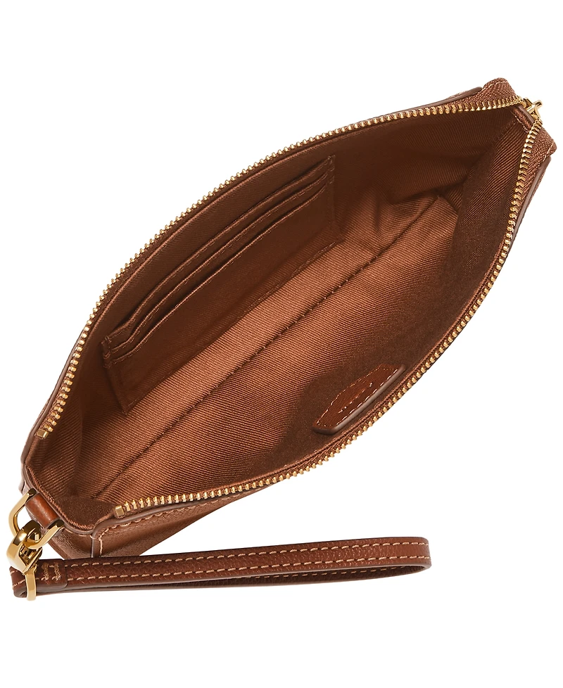 Fossil Wristlet Leather Wallet