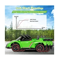 12V Licensed Lamborghini 4WD Kids Ride-on Sports Car with 2.4G Remote
